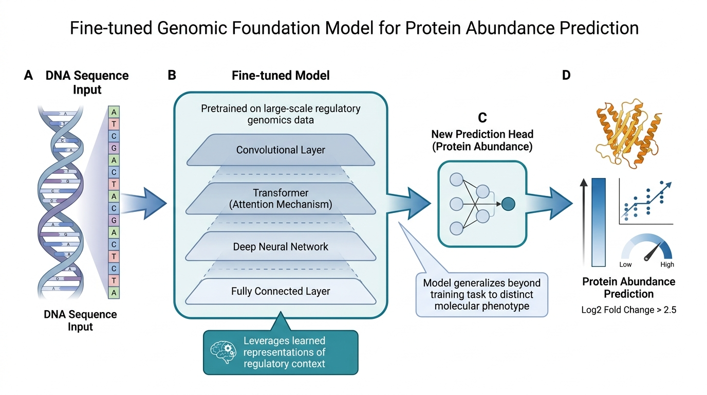 Protein abundance prediction